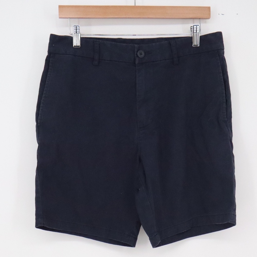 Old Navy Shorts Mens 31 Slim Built-In Flex Navy Blue Stretch Chino Excellent